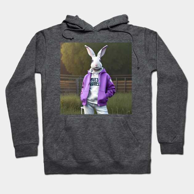 #Web3Kend Polygon Rabbit #41 Hoodie by #Web3Kend